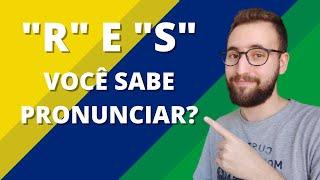 The pronunciation of the letters R and S in Portuguese | Vou Aprender Português