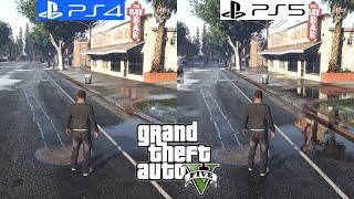 Grand Theft Auto 5 PS4 vs PS5 - Graphics Comparison - Framerate - 4K - 60FPS - Next-Gen