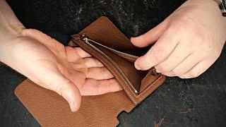 Leather Zipper Wallet Pt 2- (Preview)- Online Fine Leathercraft Courses