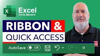 Excel - Ribbon, Quick Access Toolbar, Groups and Commands -  Getting Started