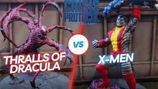 Thralls of Dracula Vs X-Men ~ Live Marvel Crisis Protocol Battle Report #96