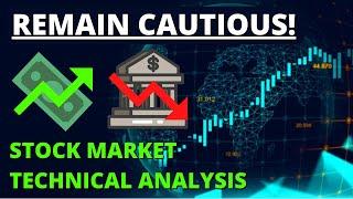 CAUTIOUS! Stock Market Technical Analysis | S&P 500 TA | SPY TA | QQQ TA | DIA TA | SP500 TODAY