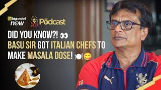 Dosa with an Italian twist. How's that for a duel? Hear Shanker Basu's interesting story #RCBPodcast