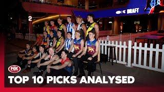 Player comparisons, strengths & weaknesses for the top 10 picks from the 2024 AFL Draft I Fox Footy