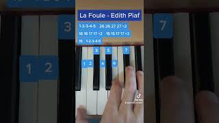 La foule - Edith Piaf - Piano Tutorial