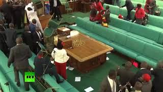 I put Wii music over Ugandans fighting in parliament