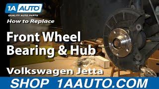 How to Replace Front Wheel Bearing Hub 05-13 Volkswagen Jetta