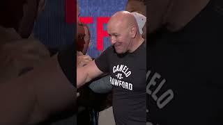 Dana White had to step in 🫷🫸  #CaneloCrawford