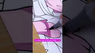 Drawing Ai Hoshino  ANIME vs CHRISTMAS  || Part 1 #shorts #aihoshino #oshinoko  #drawinganime
