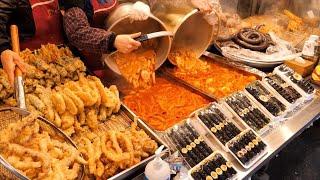 scena incredibile! I 10 migliori cibi di strada della Corea, Tteokbokki, pollo intero,torta di pesce