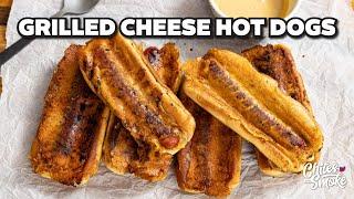 Grilled Cheese Hot Dogs are INSANE | Weber Slate Griddle