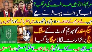 Contempt of Court Against Maryam Nawaz prayed by NAB in its Written Reply in IHC In Aven field Case