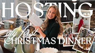 HOSTING MY FIRST CHRISTMAS DINNER  Cook a Sunday Roast & Host Family with Me #vlogmas2024