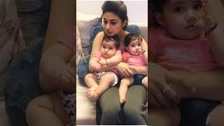 India TV Serial Actress MOUNI ROY's Twin Babies #shorts #mouniroy #viral