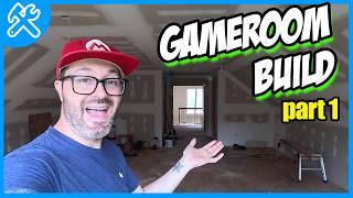 Building the ULTIMATE Game Room ️ above the Garage 