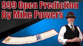 999 Open Prediction By Mike Powers | From The Book Tesseract