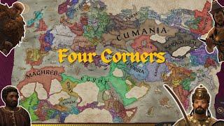 Crusader Kings 3 Time lapse: Four Immortals Conquers