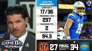 NFL Gameday | Chargers are a legit playoff team! - David Carr on Justin Herbert beat Bengals 34-27