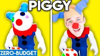 PIGGY WITH ZERO BUDGET! (Roblox PIGGY, MR. P, BUNNY, & CLOWNY LANKYBOX PARODY)