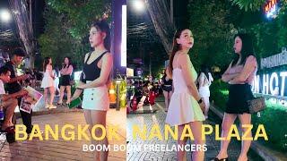 Bangkok Nightlife 2024! Nana Plaza Freelancers Night Walk to Asok along Sukhumvit Road.