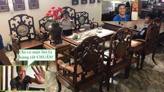 ĐỒ GỖ CƯỜNG HỒNG giao lưu bộ Ghế Móc 8 món chất gỗ đẳng cấp và đỉnh cao - ĐT: 0988 313 696