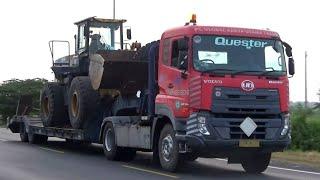 FULL TRUCK KONSTRUKSI !!! TRUCK TRAILER SELF LOADER TRUCK MOLEN DUMP TRUCK QUESTER SCANIA HINO FUSO