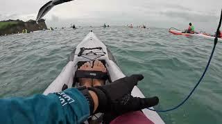 2023 Vaikobi Auckland King and Queen of the Harbour race - first wave start (waka, SUP and surfskis)