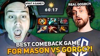 BEST COMEBACK GAME for MASON CLINKZ CARRY vs GORGC?! in HIGH MMR!