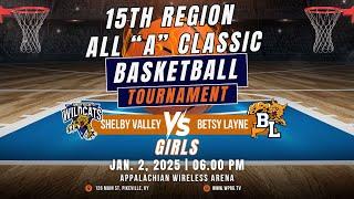 Shelby Valley vs. Betsy Layne - Boys 15th Region All "A" Classic on WPRGtv (Jan. 2, 2025)