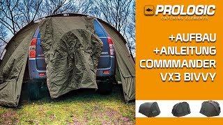 Zeltaufbau COMMANDER VX3 Bivvy 2Man Aufbau & Anleitung von Nick Schob