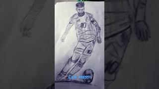 #drawing #ronaldo #football #footballart #leomessi #art #footballshorts #championsleague #sketching