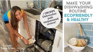 Zero waste Dishwashing Tips + DROPPS Dishwasher detergent pods Review | Eco, healthy & low budget