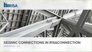 Seismic Connections in RISAConnection