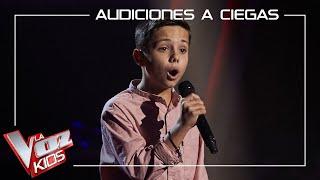 José Carlos López - Hoy tengo ganas de ti | Blind auditions | The Voice Kids Antena 3 2021