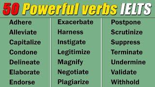 50 Powerful Verbs to Boost Your IELTS Writing and Speaking