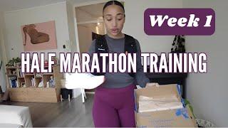 Half Marathon Training Series, Week 1 | Beginner runner Journey