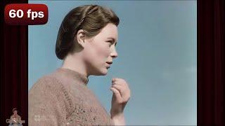 Women of The Outer Hebrides - Waulking Song |  AI Enhanced 1941 Film  [ 60 fps]