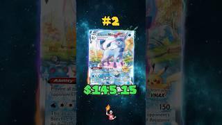 Top 5 ALL Glaceon Pokemon Cards  #shorts #pokemoncards #glaceon #evolvingskies #pokemontcg #viral