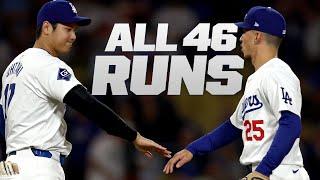 ALL 46 RUNS from the Dodgers NLCS win! (Shohei, Mookie, Tommy Edman AND MORE Dodgers stars SHINE!)