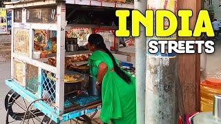 INDIA Street Walk 4K  | Local Life & Street Food Scenes