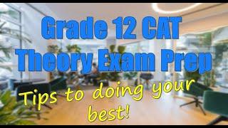 Grade 12 Theory Exam Prep - 2022 - HELPFUL GUIDE AND TIPS