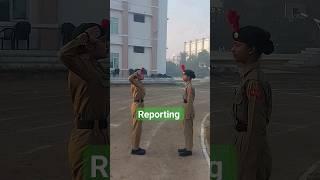 How to report your senior cadet  #ncc #trending #viral #shortvideo #shorts