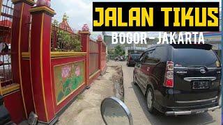 MOTOVLOG #10 - BOGOR ke JAKARTA (Jalan Tikus) - Arah Jalan dari Bogor ke Jakarta