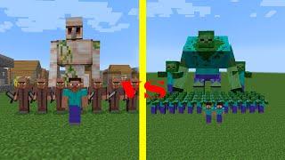 нуб стив армия VS Зомби армия (Minecraft) майнкрафт нуб стив VS зомби армия майнкрафт зомби армия !