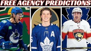 2025 NHL Free Agency Predictions - Marner, Tavares, Duchene, Ehlers, Marchand, Bennett + More