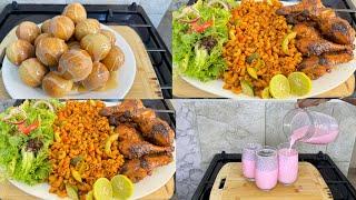 Qado Dhamestiran Cheese balls,Baasto Macaroni Iyo Caabitan aad u macanFull lunch recipe