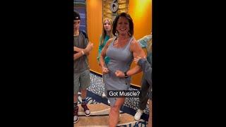 Muscle Teacher - Tammy Kearn  #girlswithmuscles #biceps #shorts #ifbbprobodybuilding