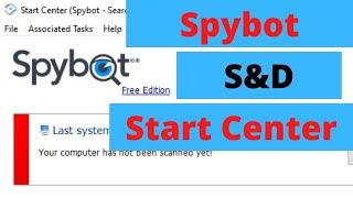 How to Use Spybot Search and Destroy Start Center (2.9, FREE, 2022)
