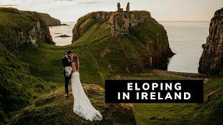 Eloping in Ireland - A Magical elopement on the Causeway Coast & Dunluce Castle.