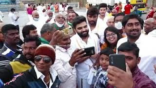 Telugu Actor Pradeep Machiraju at Tirumala Temple